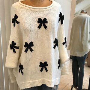 Forever 21 Cozy Bow Dolman Sweater